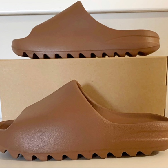 adidas ❌SOLD🎁Yeezy Slide Flax NEW Mens 10 - Picture 5 of 7